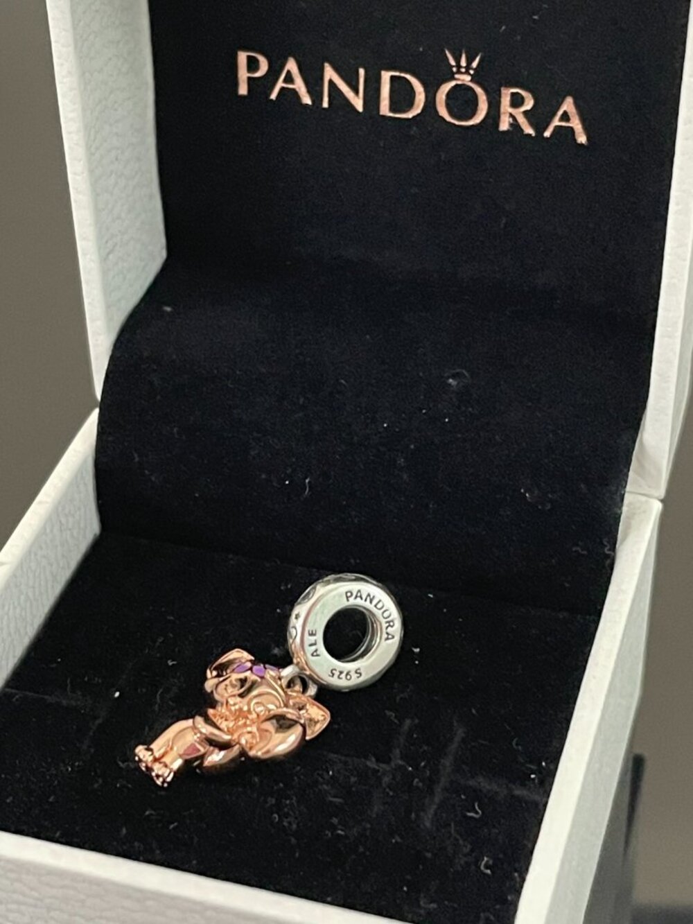 PANDORA Disney Hkdl - Linabell Charm Rose Gold-Plated silver Charm - Picture 2 of 8
